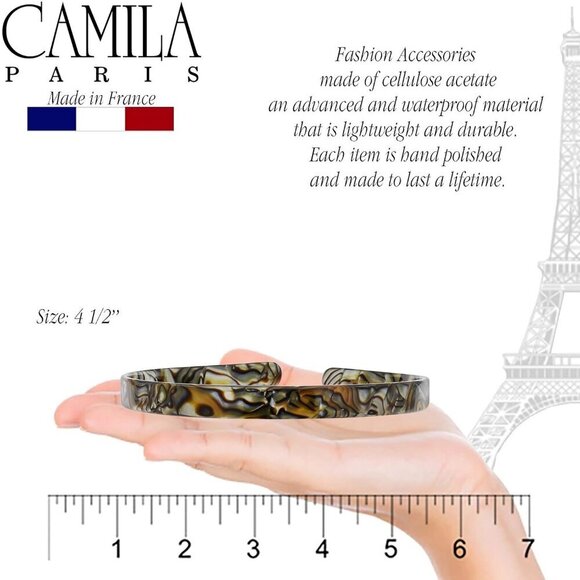 Women\'s Handmade Onyx Headband No Slip Flexible Strong Hold Hair Accessory main image 5